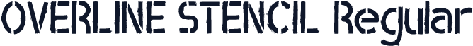 OVERLINE STENCIL Regular