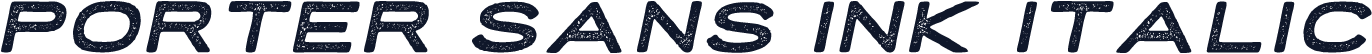 Porter Sans Ink Italic