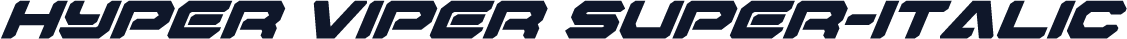 Hyper Viper Super-Italic