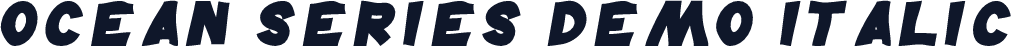 Ocean Series Demo Italic