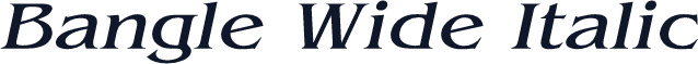 Bangle Wide Italic