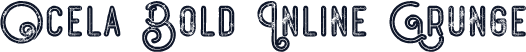 Ocela Bold Inline Grunge