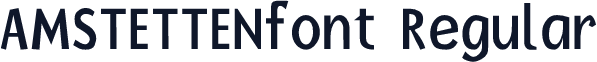 AMSTETTENfont Regular