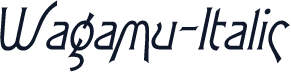 Wagamu-Italic