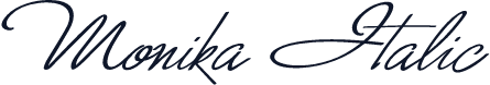 Monika Italic