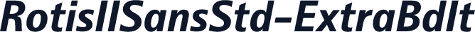 RotisIISansStd-ExtraBdIt