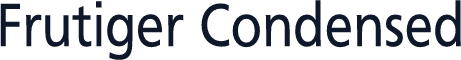 Frutiger Condensed