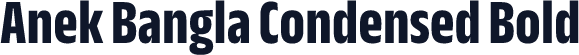 Anek Bangla Condensed Bold