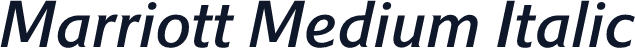 Marriott Medium Italic