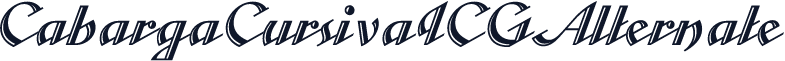 CabargaCursivaICGAlternate