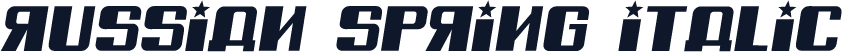 Russian Spring Italic