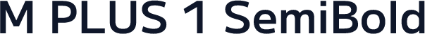 M PLUS 1 SemiBold