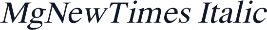 MgNewTimes Italic