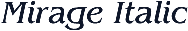 Mirage Italic