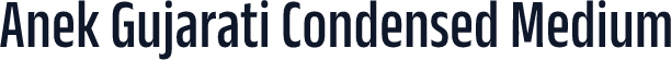 Anek Gujarati Condensed Medium
