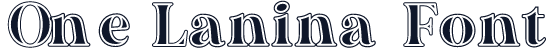 One Lanina Font