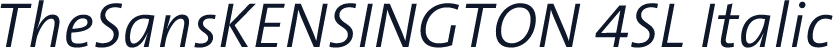 TheSansKENSINGTON 4SL Italic