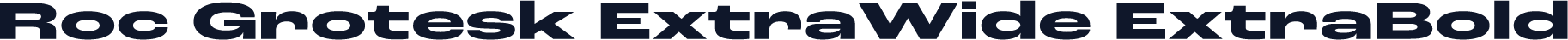 Roc Grotesk ExtraWide ExtraBold