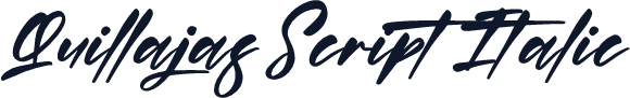 Quillajas Script Italic