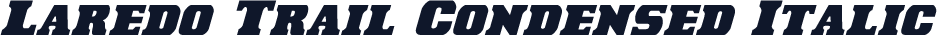 Laredo Trail Condensed Italic