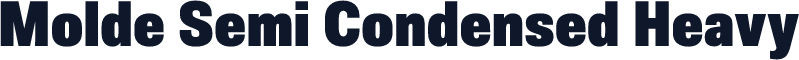 Molde Semi Condensed Heavy