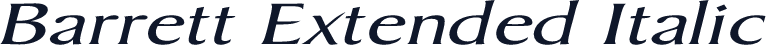 Barrett Extended Italic