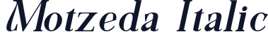 Motzeda Italic