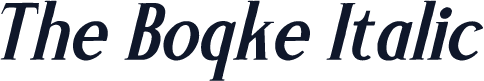 The Boqke Italic