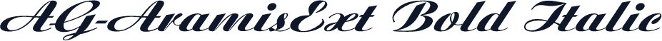 AG-AramisExt Bold Italic