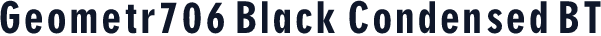 Geometr706 Black Condensed BT