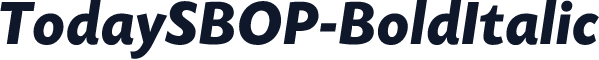 TodaySBOP-BoldItalic