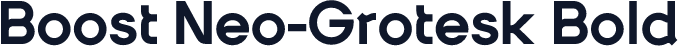 Boost Neo-Grotesk Bold