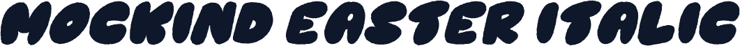 Mockind Easter Italic