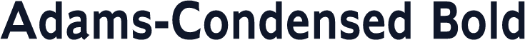 Adams-Condensed Bold