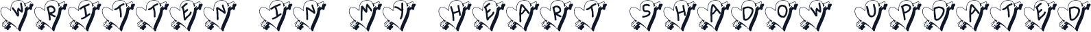 Written In My Heart Shadow Updated