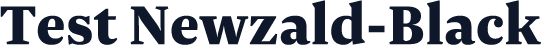 Test Newzald-Black