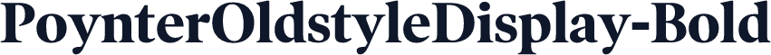 PoynterOldstyleDisplay-Bold