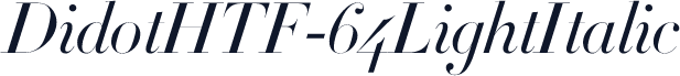 DidotHTF-64LightItalic
