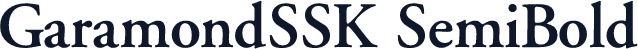 GaramondSSK SemiBold
