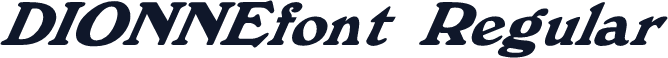 DIONNEfont Regular