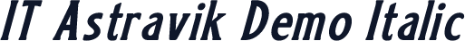 IT Astravik Demo Italic