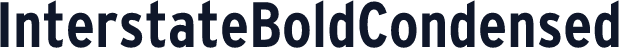 InterstateBoldCondensed