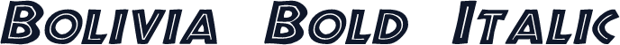 Bolivia Bold Italic