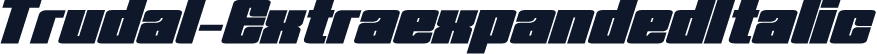 Trudal-ExtraexpandedItalic