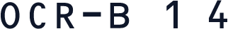 OCR-B 14