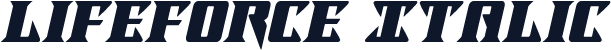 Lifeforce Italic