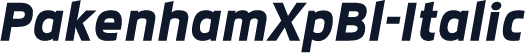 PakenhamXpBl-Italic