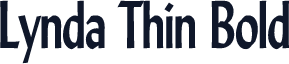 Lynda Thin Bold