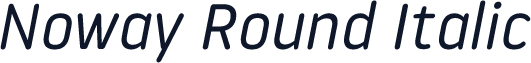 Noway Round Italic
