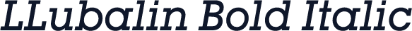 LLubalin Bold Italic